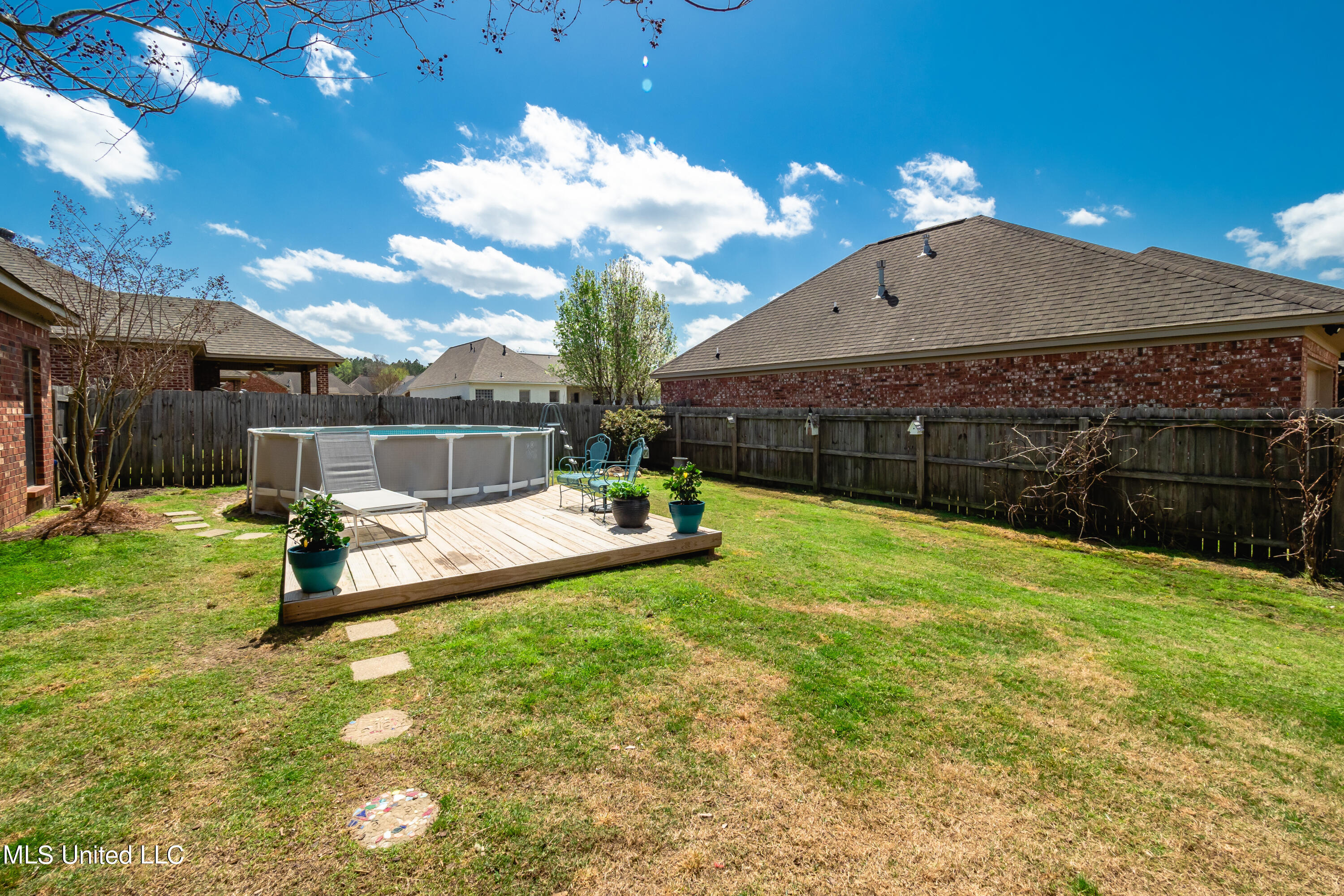 146 Copper Ridge Lane Florence, MS 39073 - Photo 25 of 26 Above-Ground Pool with Deck Area