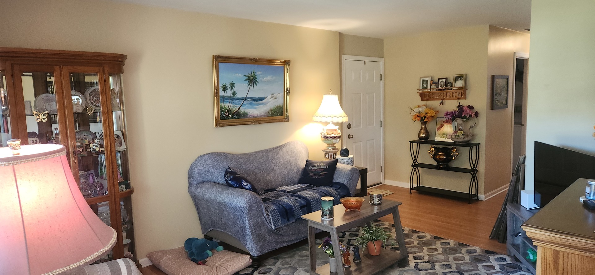 1013 Saxon Court, Unit B Elgin, IL 60120 - Photo 4 of 17 a living room with furniture and wooden floor