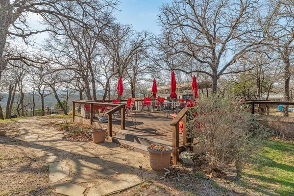 a view of outdoor space with seating
