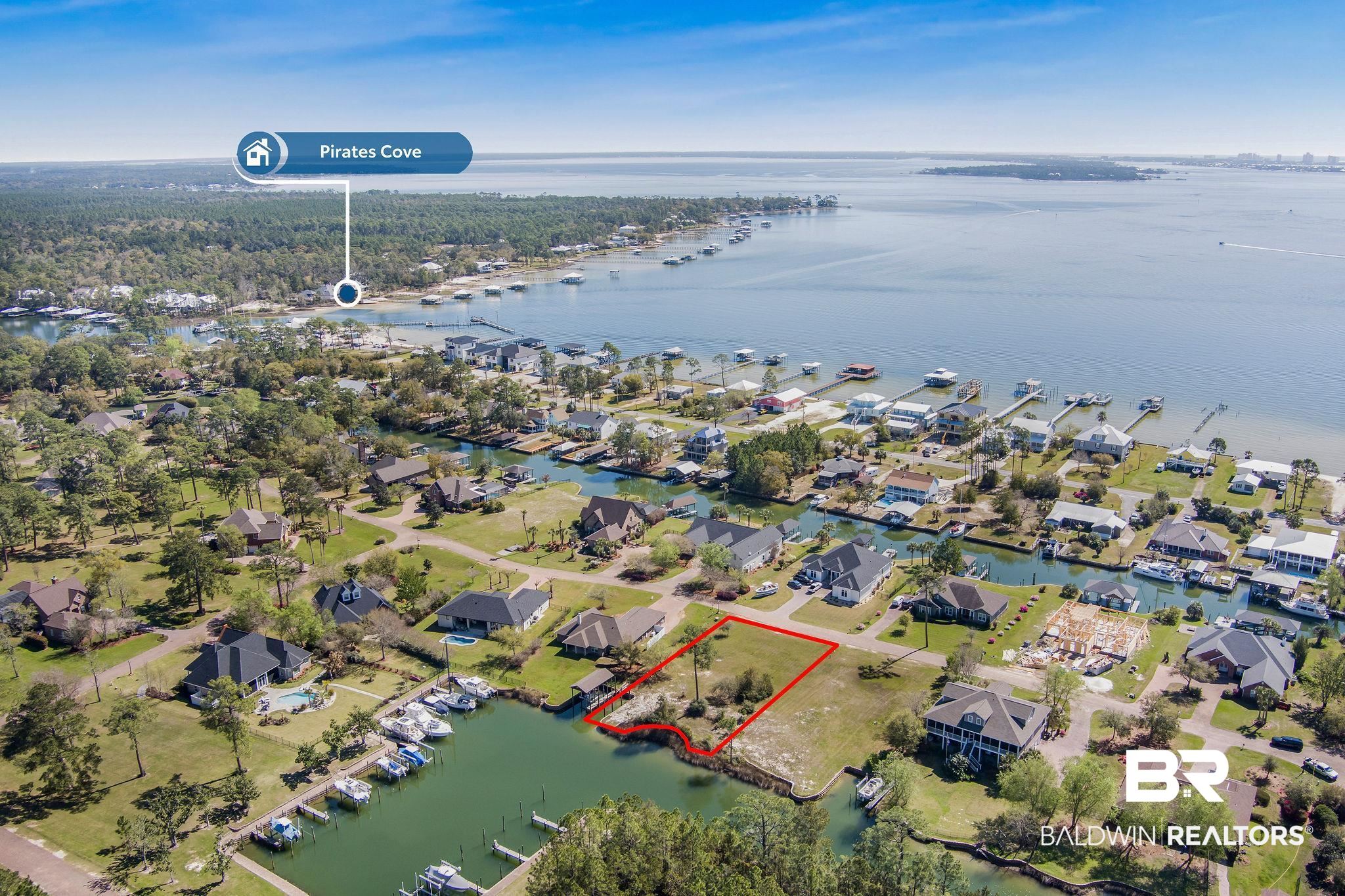 6433 East Quarry Drive Elberta, AL 36530 - Photo 10 of 10 Bird's eye view featuring a residential view and a water view