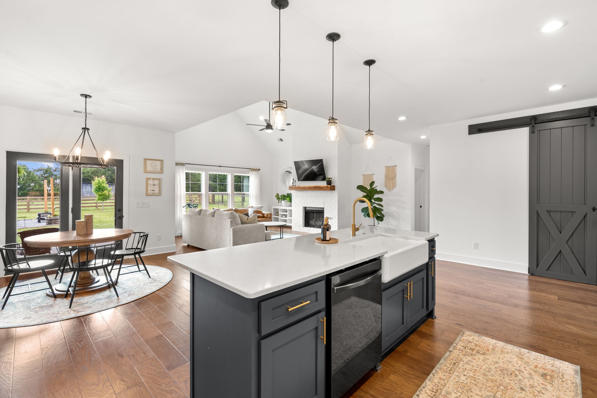 6560 Murfreesboro Road Lebanon, TN 37090 - Photo 12 of 43 a large kitchen with kitchen island a large island in it