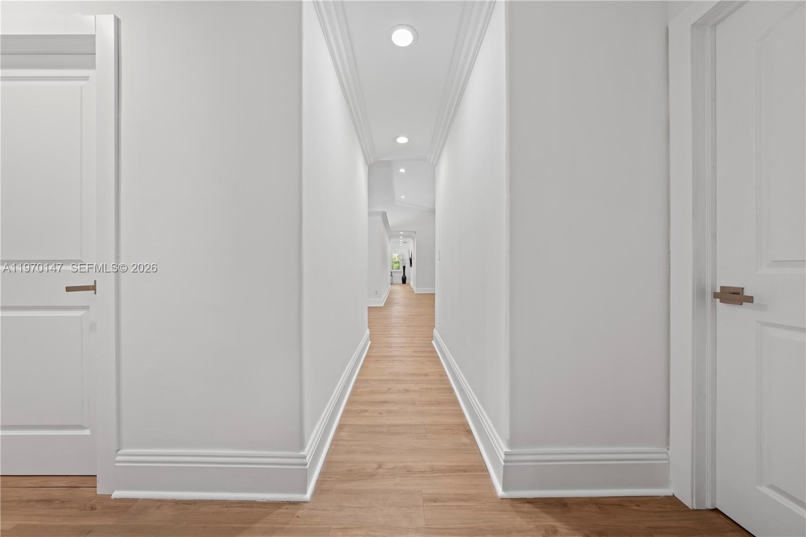 8801 Southwest 124th Street Miami, FL 33176 - Photo 32 of 48 a view of a hallway with wooden floor and staircase
