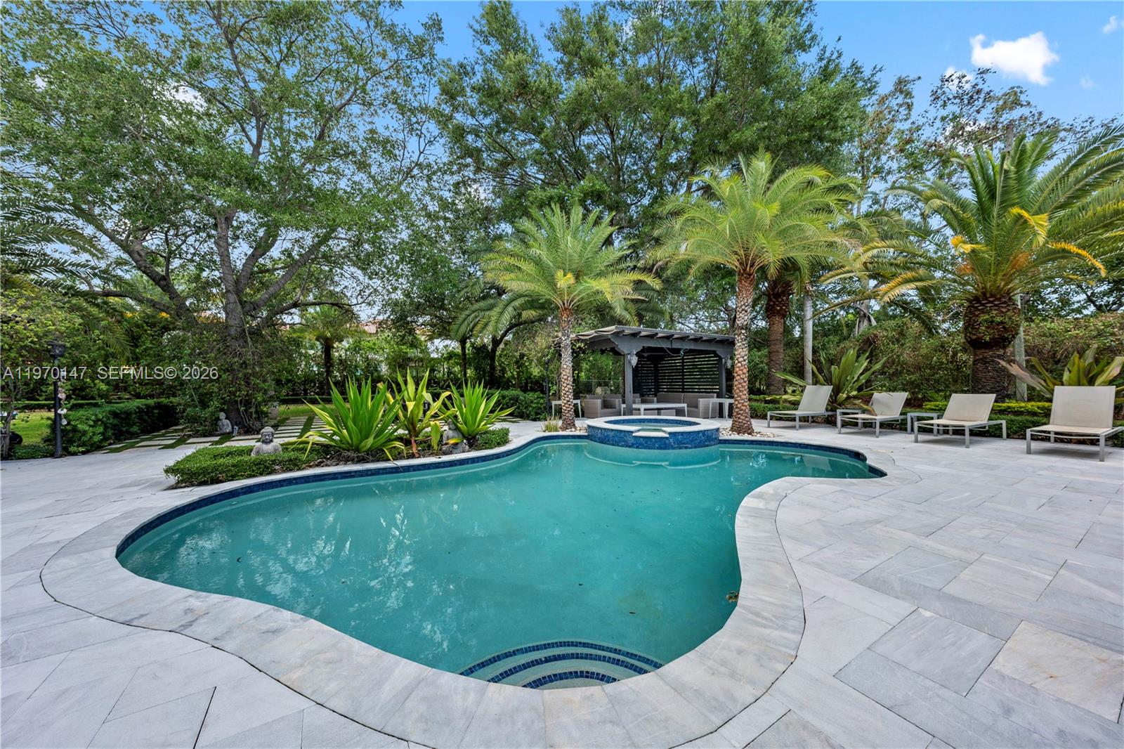 8801 Southwest 124th Street Miami, FL 33176 - Photo 36 of 48 a view of a swimming pool with a patio