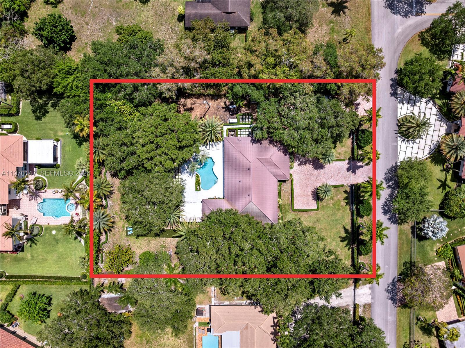 8801 Southwest 124th Street Miami, FL 33176 - Photo 47 of 48 an aerial view of a house