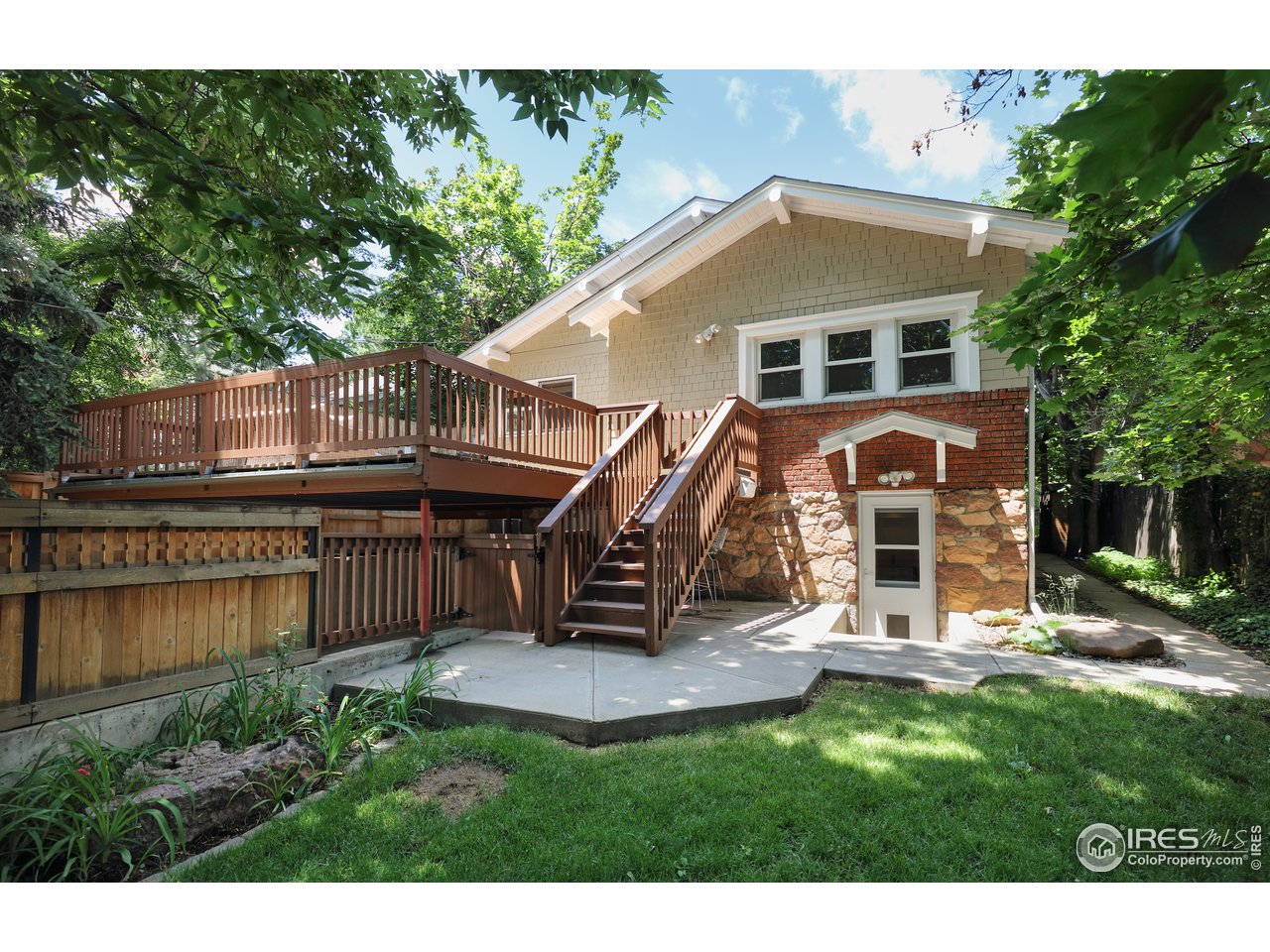 870 15th Street Boulder, CO 80302 - Photo 31 of 40 Walk-out lower level to gorgeous yard