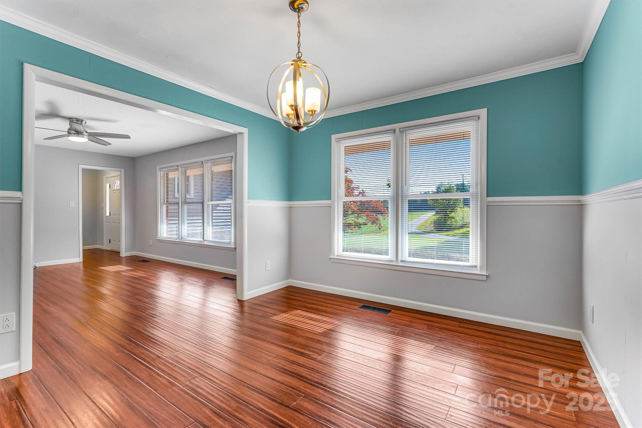 4015 Highway 18 Vale, NC 28168 - Photo 20 of 45 a view of an empty room with wooden floor and a window