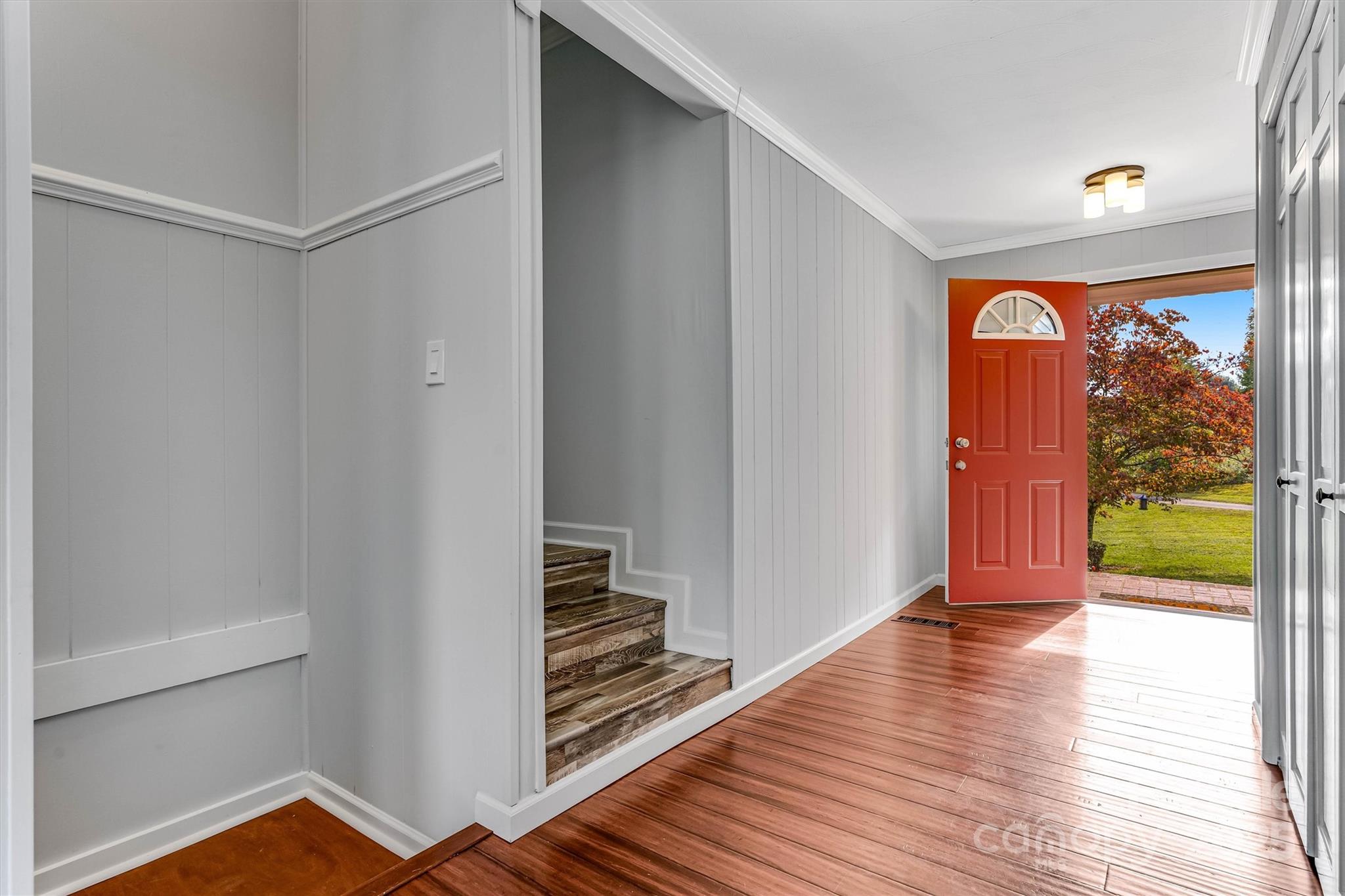 4015 Highway 18 Vale, NC 28168 - Photo 10 of 45 a view of front door with wooden floor