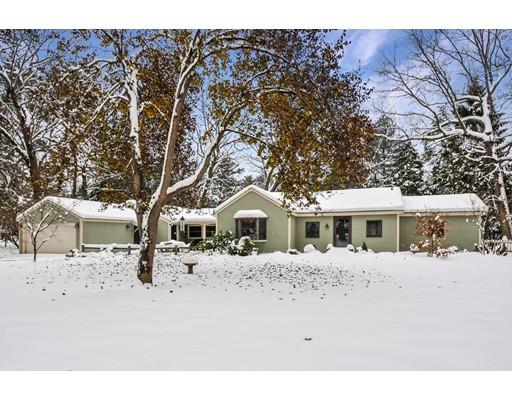 11 Parmenter Road Wayland, MA 01778 - Photo 1 of 29 a front view of a house with a yard covered in snow