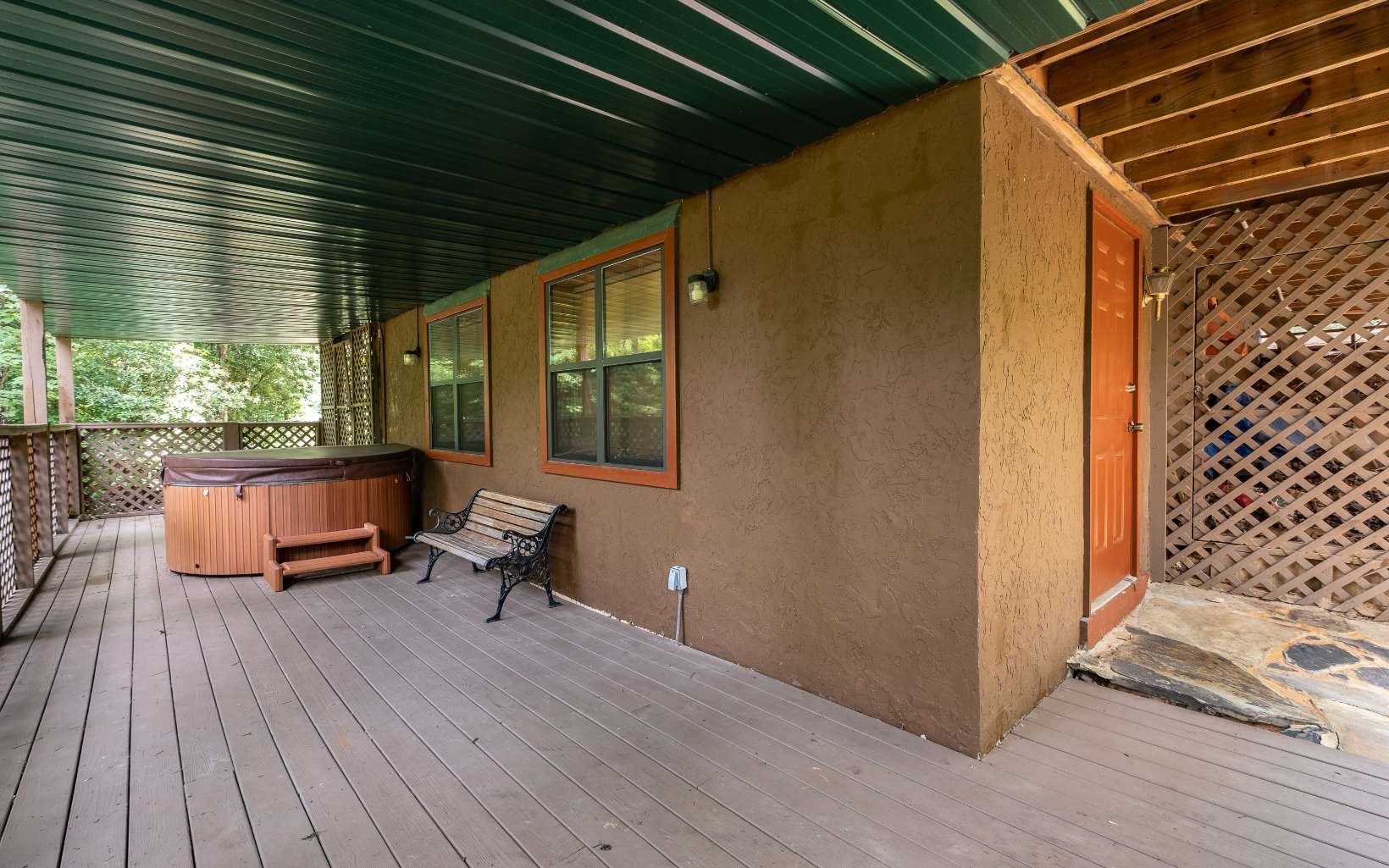 628 Sandy Gap Road Murphy, NC 28906 - Photo 50 of 58 a outdoor space with patio furniture and wooden floor