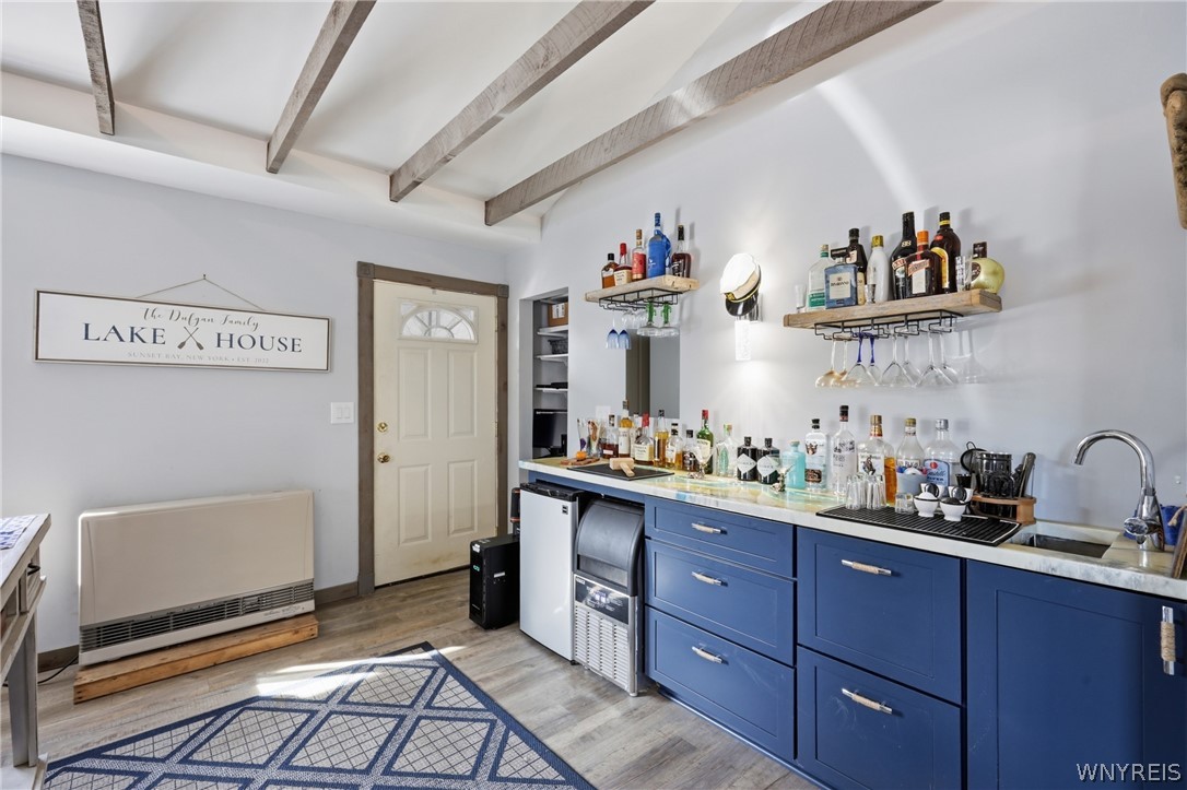 879 Triangle Drive Hanover, NY 14081 - Photo 7 of 45 Wet sink and party bar, with ice maker &the heate