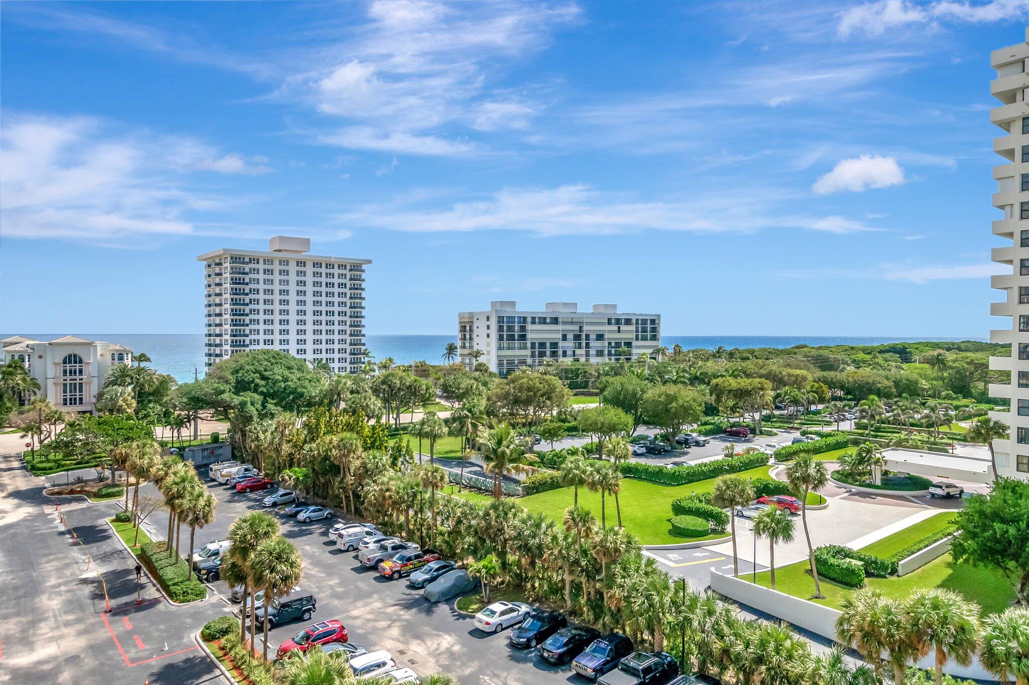 2121 North Ocean Boulevard, Unit 801W Boca Raton, FL 33431 - Photo 5 of 30 View from Balcony