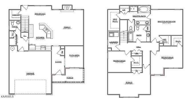 105 Bunchberry Road, Unit LOT 8G Oak Ridge, TN 37830 - Photo 22 of 22 stockton-floor-plan-front-entry-craftsma