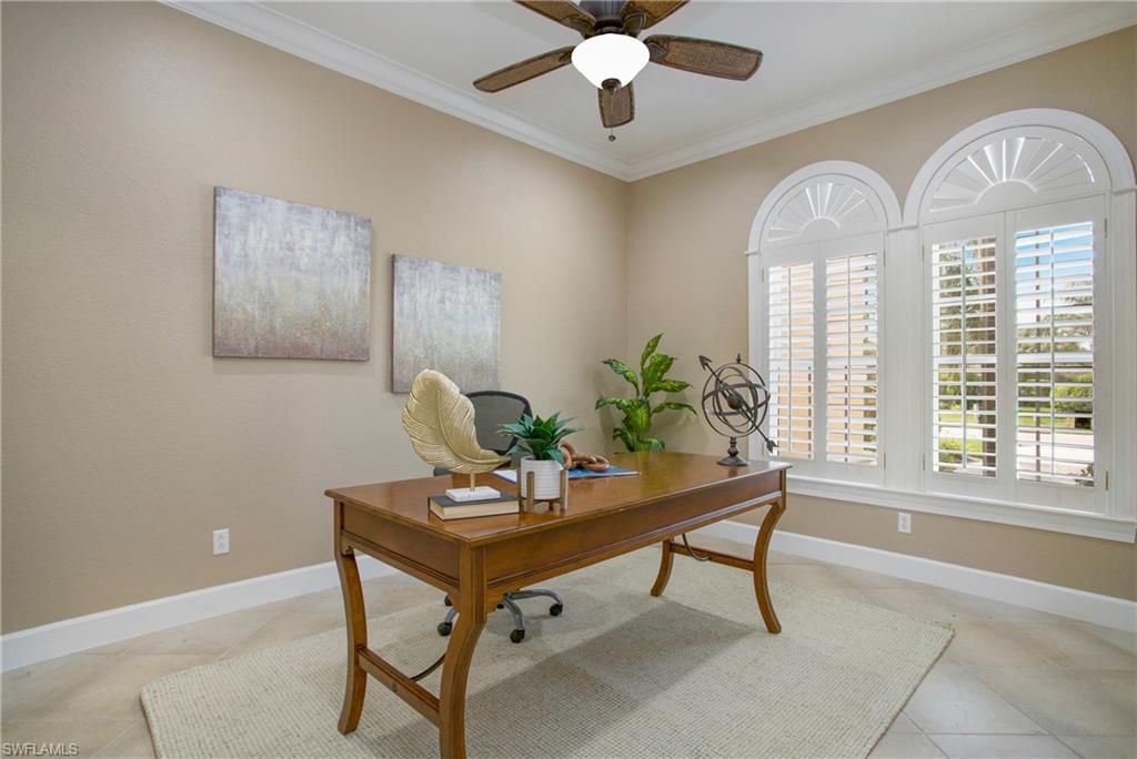 9807 Nickel Ridge Circle Naples, FL 34120 - Photo 10 of 50 a workspace with furniture and window