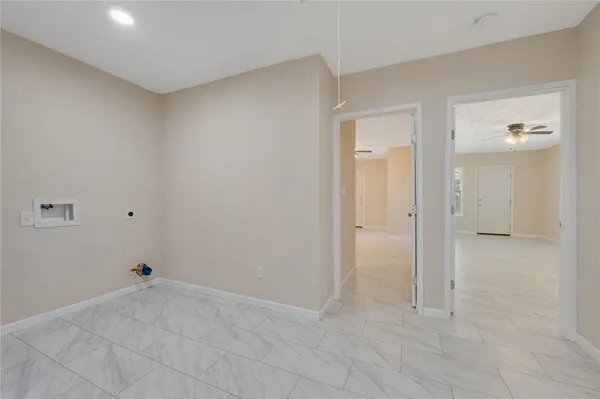 a view of an empty room