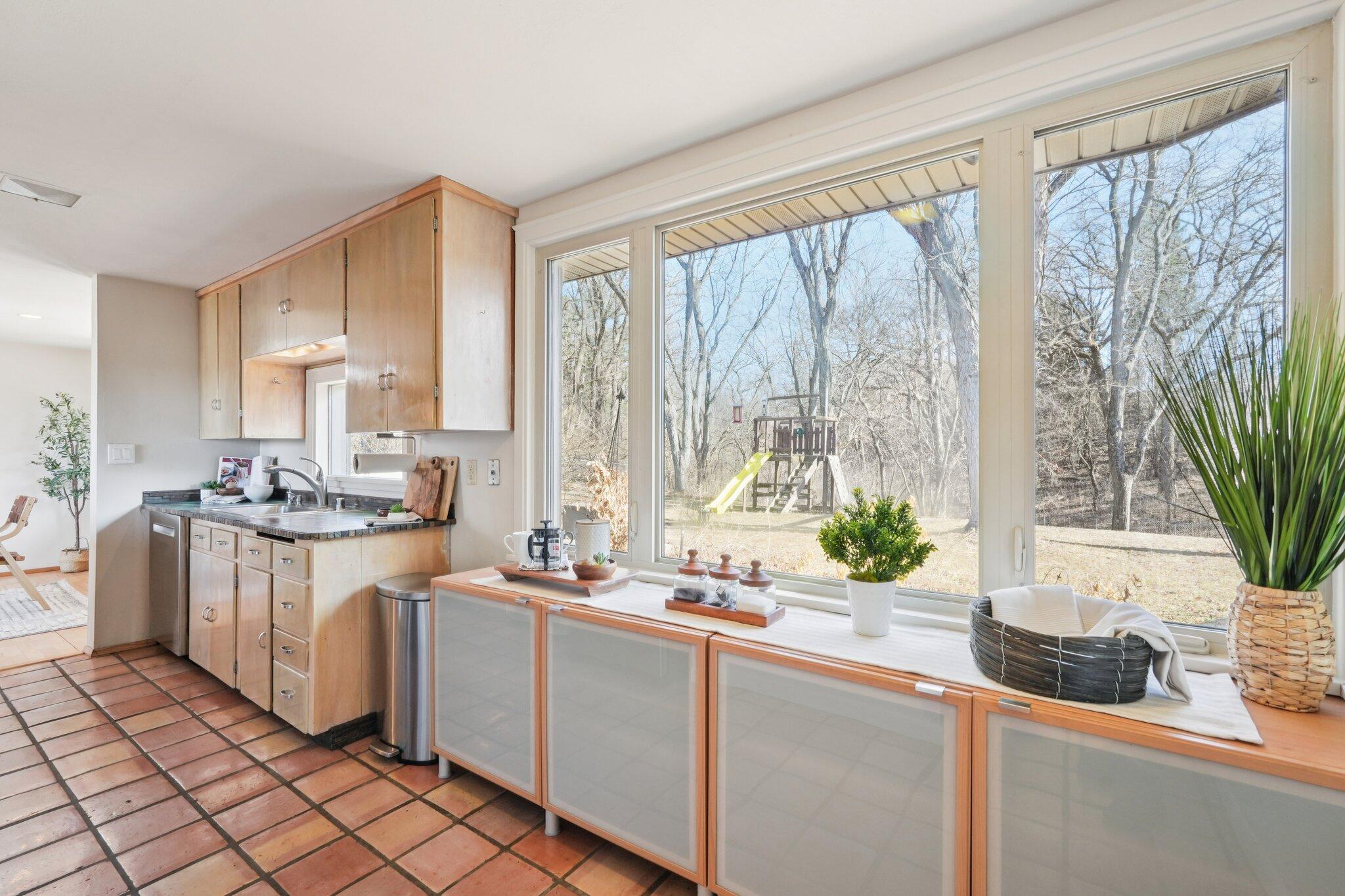 1009 Spring Valley Road Burlington, WI 53105 - Photo 14 of 46 Large window to enjoy the scenery