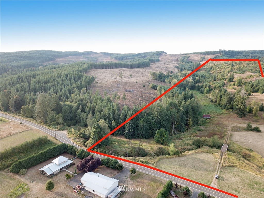 1980 Lincoln Creek Road Rochester, WA 98579 - Photo 5 of 22 a view of a mountain from a yard