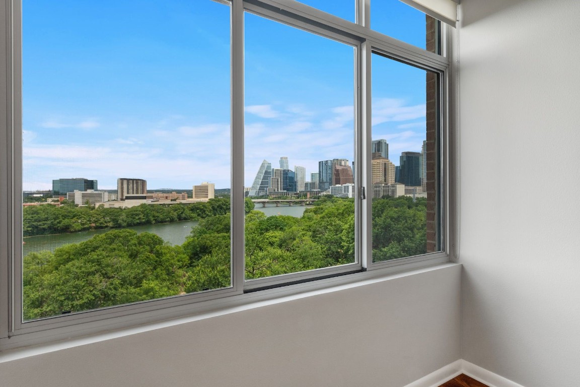 54 Rainey Street, Unit 810 Austin, TX 78701 - Photo 3 of 35 a view of a city from a window