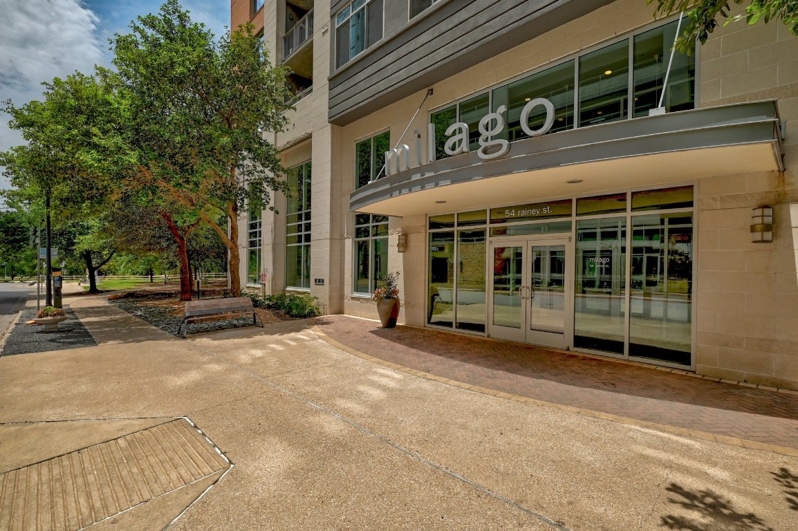 54 Rainey Street, Unit 810 Austin, TX 78701 - Photo 35 of 35 a view of a building with a large window