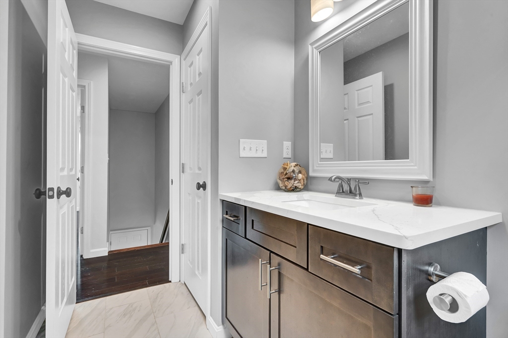 170 Shea Road West Brookfield, MA 01585 - Photo 30 of 30 a bathroom with a sink vanity and a mirror