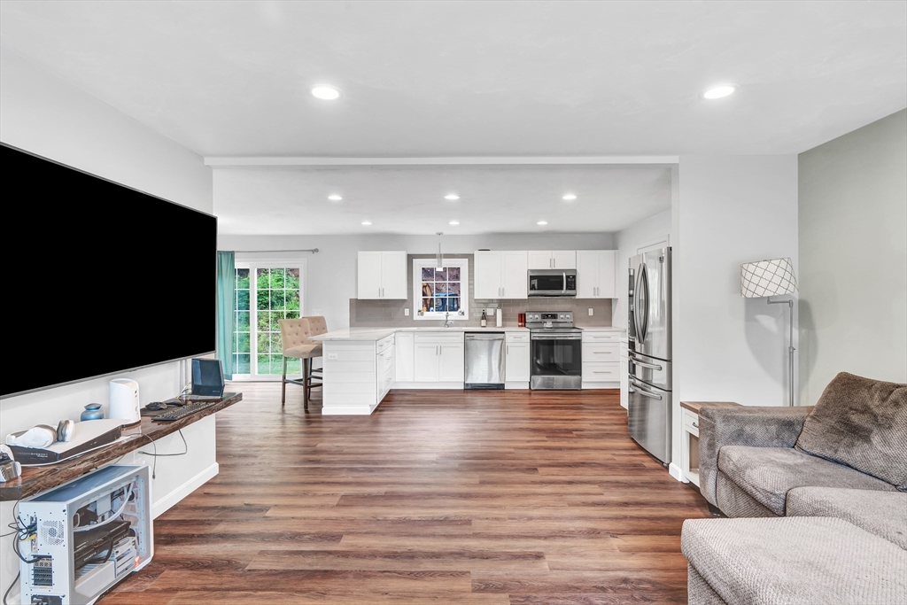 170 Shea Road West Brookfield, MA 01585 - Photo 8 of 30 a living room with furniture and a flat screen tv