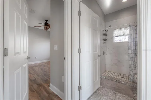 front view of a house with a balcony