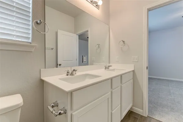 a bathroom with a sink and a toilet