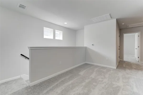 a view of empty room