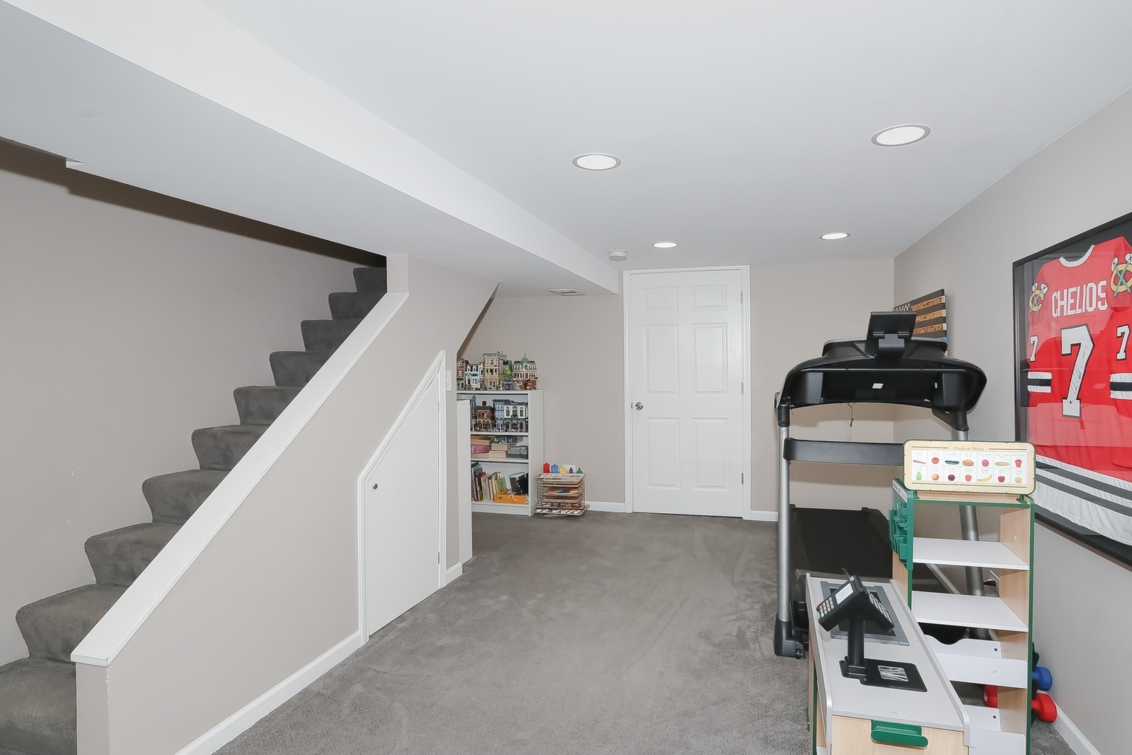 879 Georgetowne Lane Barrington, IL 60010 - Photo 38 of 44 a view of a workspace with furniture and stairs