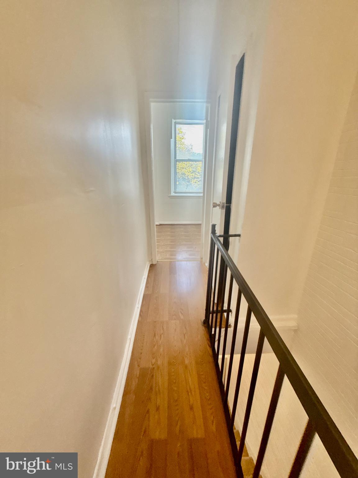 622 11th Street Northeast Washington, DC 20002 - Photo 3 of 15 a view of a hallway with wooden floor and stairs