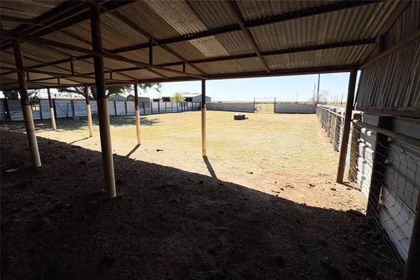a balcony with street view