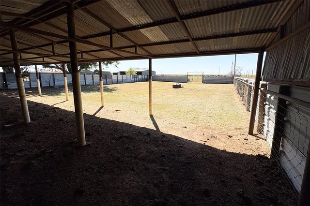 a balcony with street view