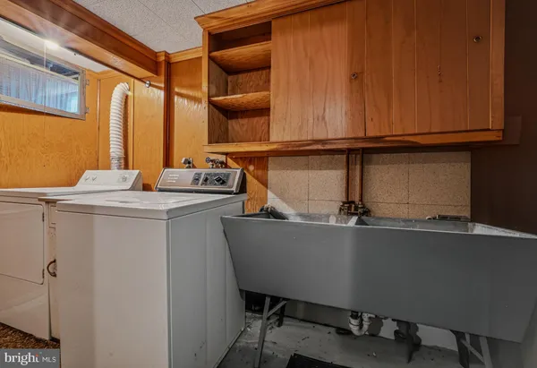a room with storage and utility