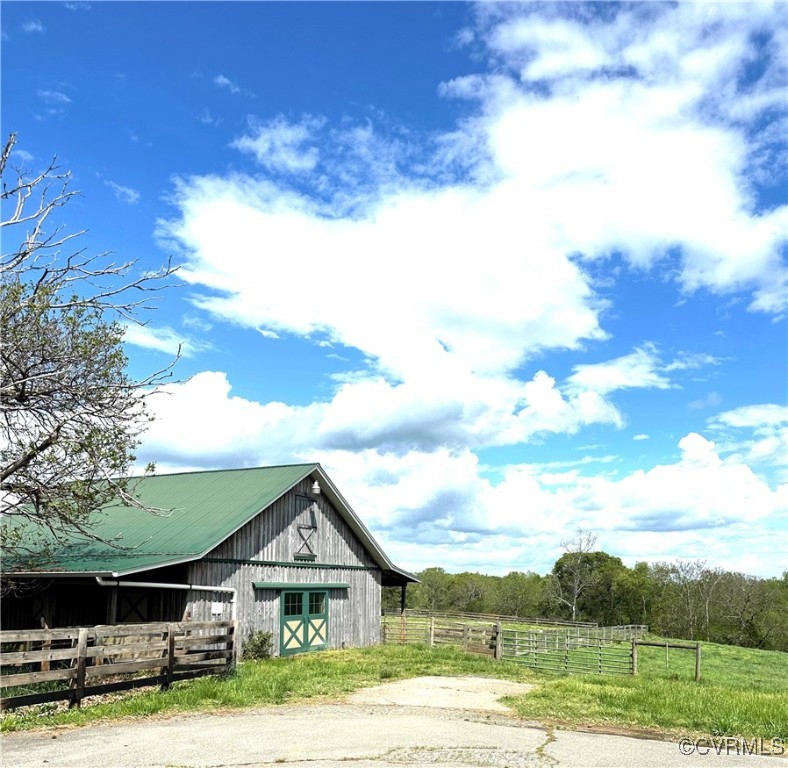 860 Allens Lake Road Dillwyn, VA 23936 - Photo 3 of 47 View of barn featuring fence and a rural view