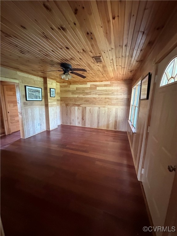 860 Allens Lake Road Dillwyn, VA 23936 - Photo 31 of 47 Empty room featuring wooden ceiling, wood finished