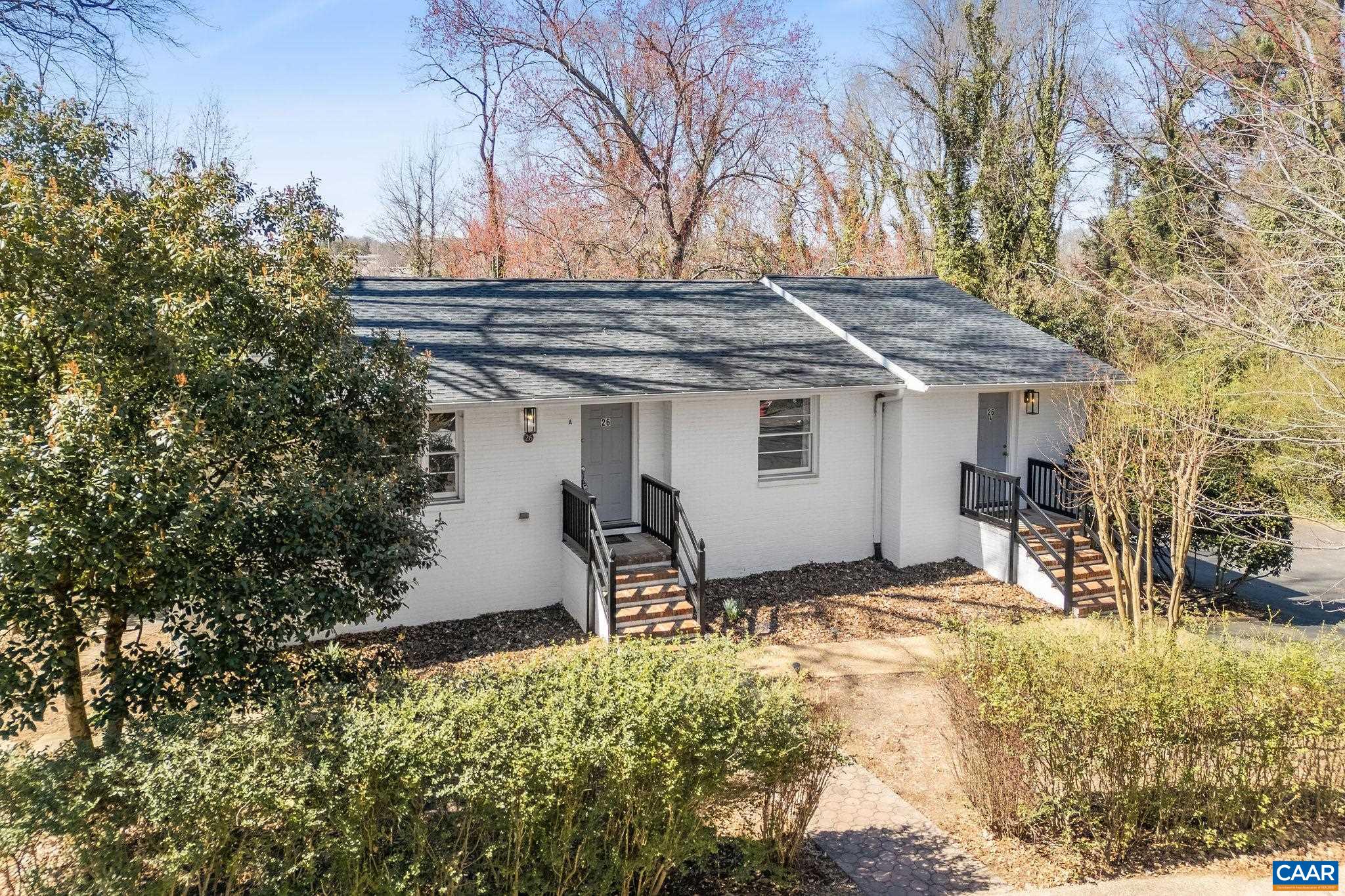 26 University Circle Charlottesville, VA 22903 - Photo 2 of 38 a house view with a outdoor space