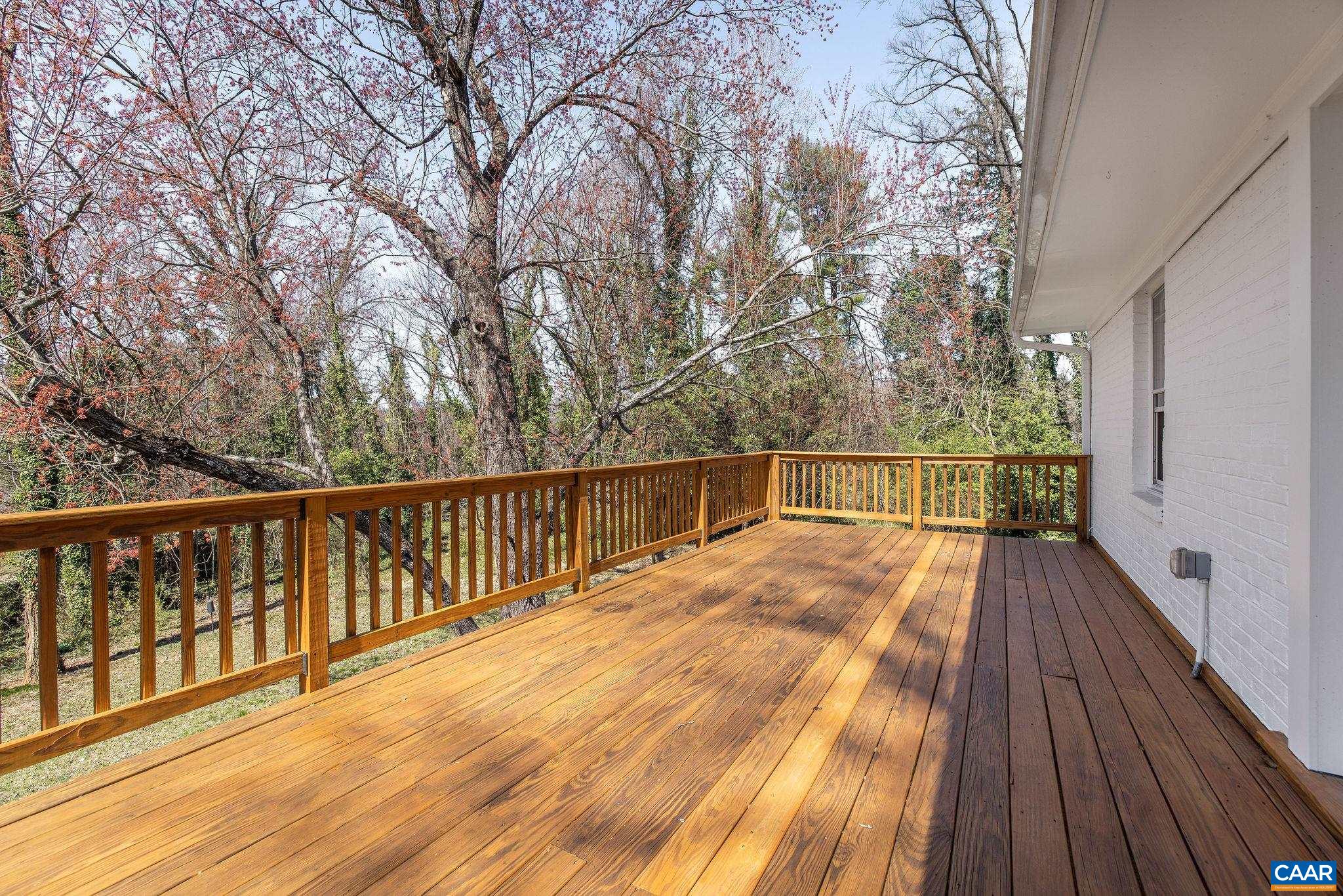 26 University Circle Charlottesville, VA 22903 - Photo 34 of 38 a view of balcony with wooden floor and fence