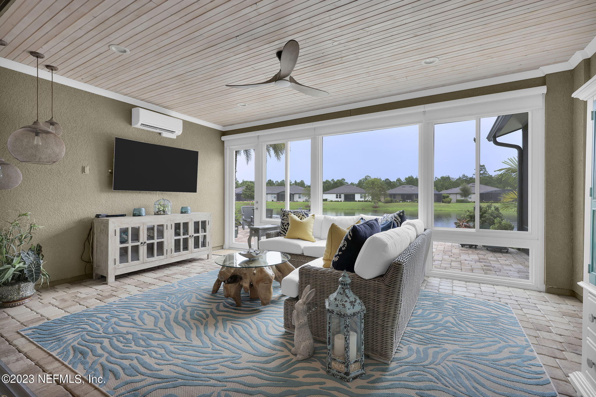 100 Tree Side Lane Ponte Vedra, FL 32081 - Photo 36 of 118 Sunroom view to the Watger