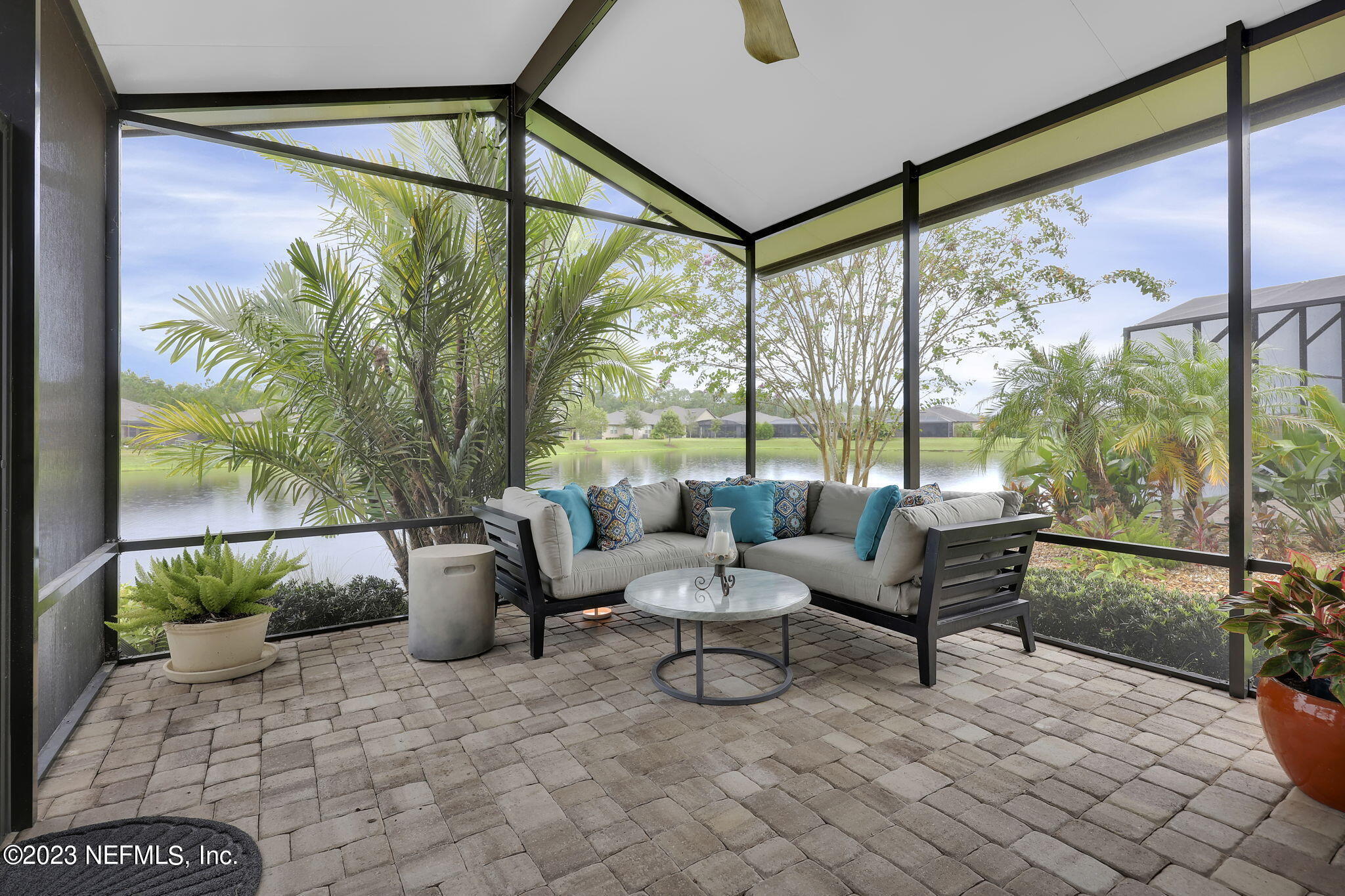 100 Tree Side Lane Ponte Vedra, FL 32081 - Photo 37 of 118 Roofed Screened Lanai