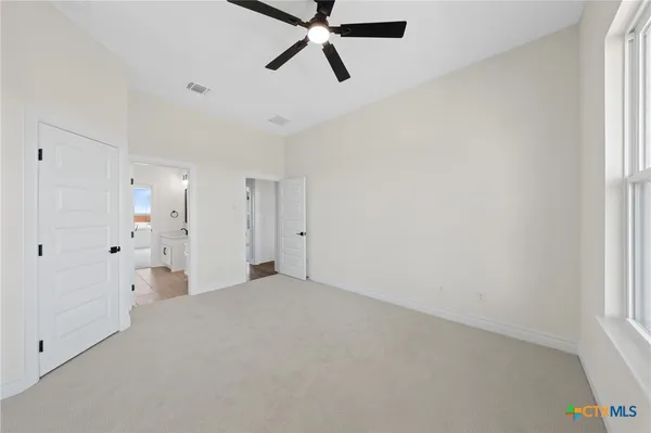 a view of an empty room