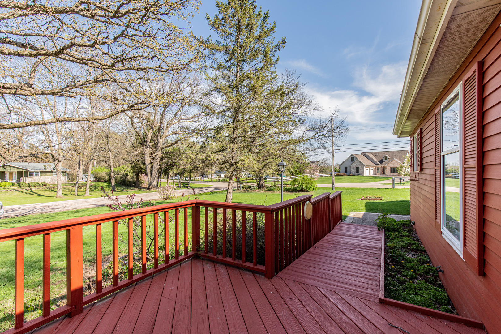1 Century Road Spring Valley, IL 61362 - Photo 4 of 24 a view of a balcony with wooden floor