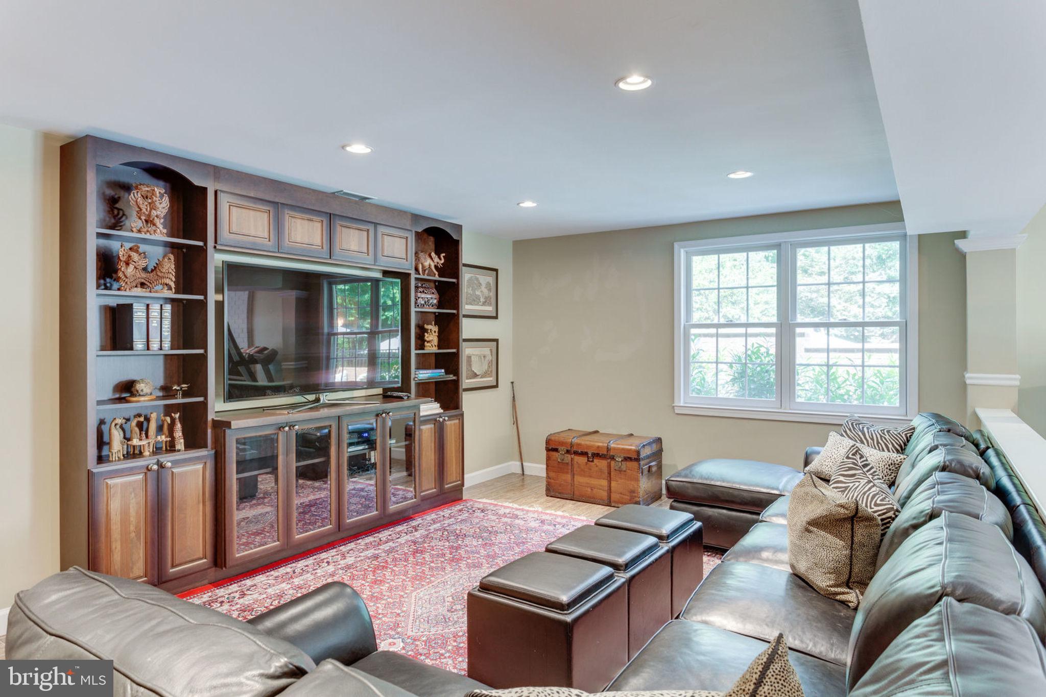 533 Clear Spring Road Great Falls, VA 22066 - Photo 37 of 63 Plenty of seating for movie nights!