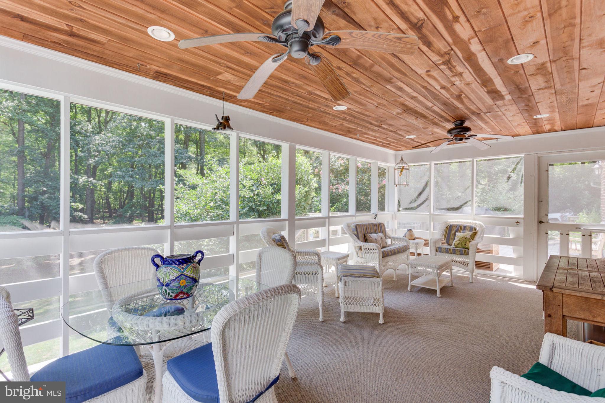 533 Clear Spring Road Great Falls, VA 22066 - Photo 6 of 63 Relaxing Screened Porch