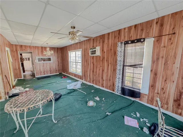 a backyard of a house