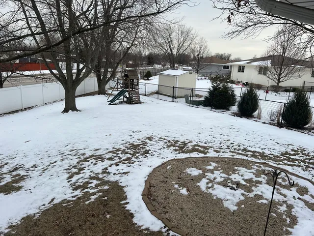 a view of outdoor space with trees
