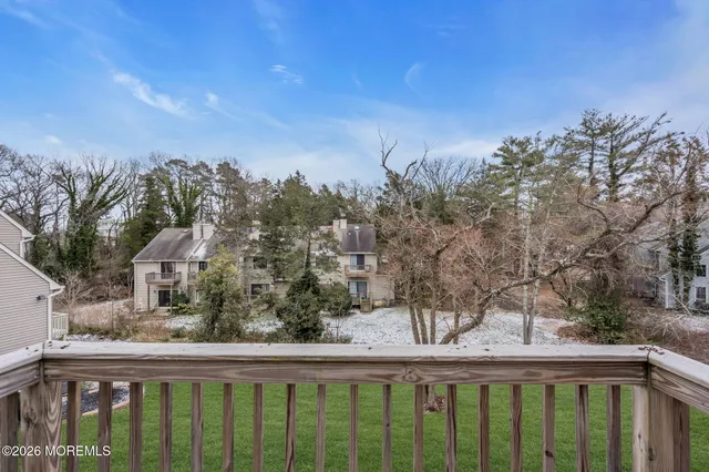 a view of a city from a balcony