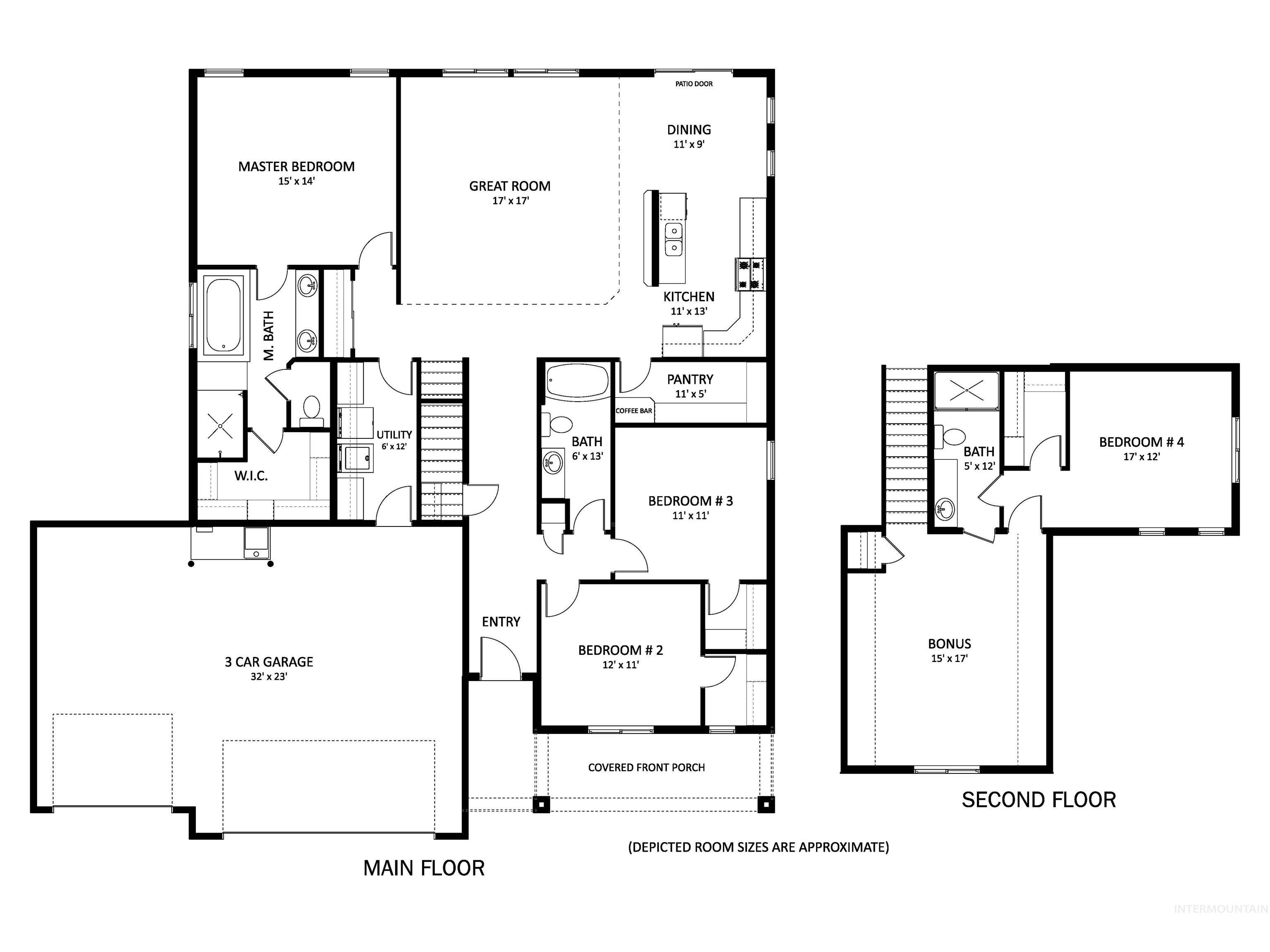 1668 Haystack Emmett, ID 83617 - Photo 33 of 33 Floor plan