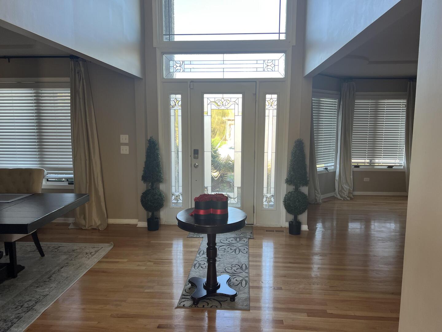 4429 203rd Street Matteson, IL 60443 - Photo 2 of 29 a view of dining room and hall with wooden floor