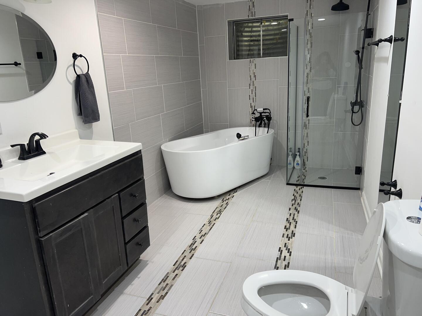 4429 203rd Street Matteson, IL 60443 - Photo 28 of 29 a bathroom with a sink toilet and shower