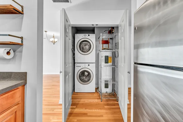 a view of door washer and dryer