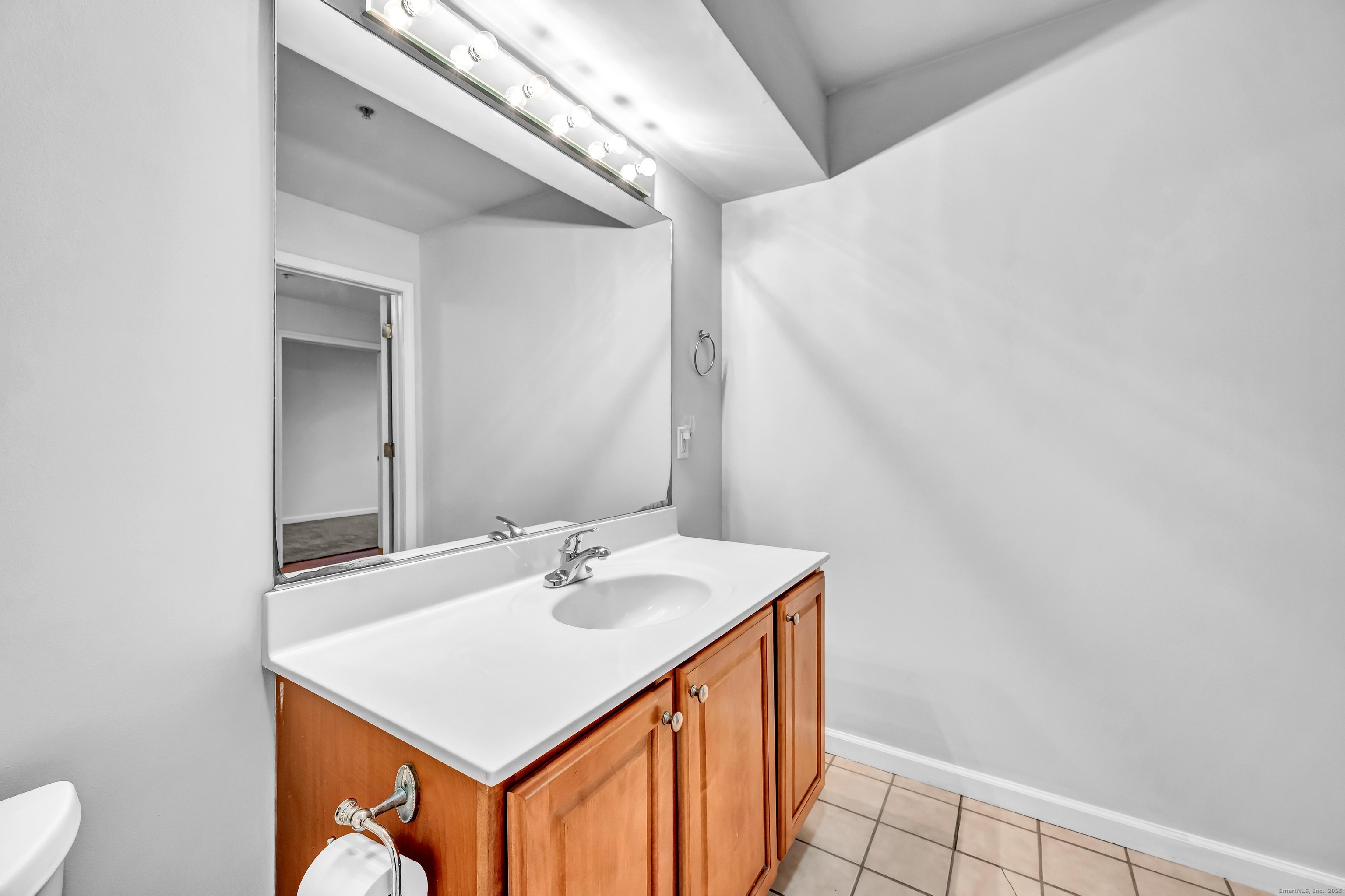 793 Federal Road, Unit 3 Brookfield, CT 06804 - Photo 17 of 30 a bathroom with a sink a mirror and a toilet